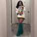 Spring Summer Women's Sports Dress Set Strapless Cover up Skirt with Letter Print Fashion Women's Clothing_ecoleips.com