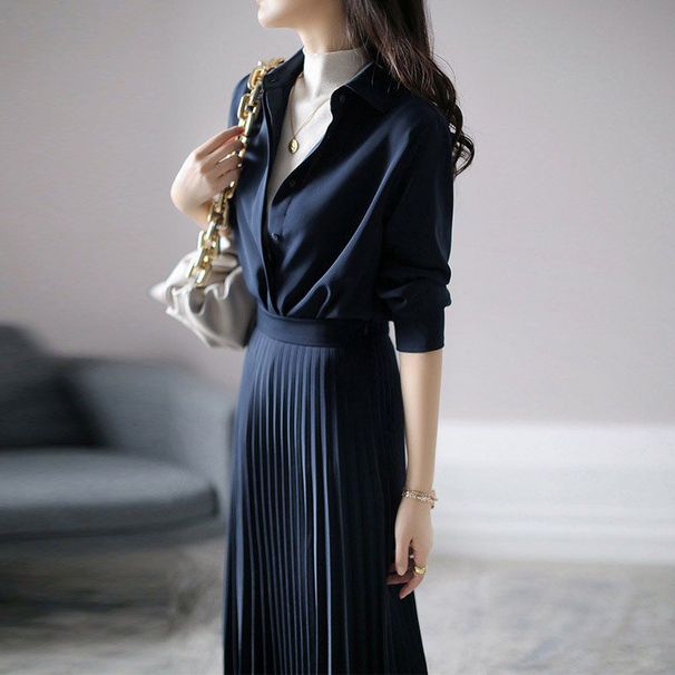 New Light Luxury Dress With A High-End Feel, Professional Women's Clothing Temperament, Goddess Style, Autumn_ecoleips.com