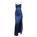 Elegant Satin Wrap Dress With Side Slit - Floral Print, High Waist, Stretch Polyester, XS/S/M/L_ecoleips.com