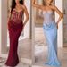 Women's Sleeveless Patchwork Dress Tie Waist Casual Party Wear Spring Summer New_ecoleips.com