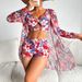 Women's Clothing Fashion Sexy High End Multi Color Printed Three Piece Bikini Bikini Women's Swimsuit_ecoleips.com