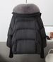 Women’s Short Puffer Coat With Faux Fur Collar – Winter Quilted Jacket, Loose Fit, Polyester Filling, Zipper Closure (Black/Brown, M-3XL)_ecoleips.com