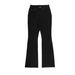 Women's Clothing Black High Waisted Flared Jeans, Sexy And Slim Fitting Floor Length Trousers, Unique Design, Hip Lifting Flared Pants._ecoleips.com