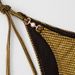 Metallic Gold Grid Triangle String Bikini Set Women Halter Tie Side Pearl Detail High Cut 2 Piece Swimsuit Summer Beach Bathing Suit_ecoleips.com