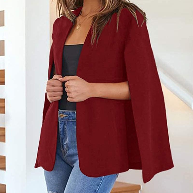 W6910 Personality Colorful Women's Clothing Cross-Border Short Sexy Cape Fashion European And American Small Blazer_ecoleips.com