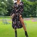 Women Elegant Vintage Long Dress Unique Design With Waist‑Cinch Slimming Silhouette For Daily Wear_ecoleips.com