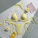 Women's Clothing Women's Fashionable Sexy Solid Color Beach Two Piece Swimsuit Bikini Modest Coverage Beach & Pool Ready_ecoleips.com