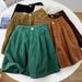 Women's Clothing Autumn And Winter New High Waist Slim A Line Pants Small Casual Wide Leg Pants_ecoleips.com