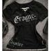 Black Letter Goth Sexy Gothic Graphic T-shirt Vintage Women's 90s Clothes Y2k Crop Top Streetwear Tshirts Subculture Tees Punk_ecoleips.com