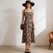 Foreign Trade With Chest Pads And Adjustable Shoulder Straps, Summer High-end Style, Slim Fit, Slimming, Printed Long_ecoleips.com