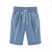 Plus Size Women's Summer Casual Trousers Five Point Loose Fit Modified Best Selling_ecoleips.com