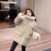 girl 2025 Winter Foreign Trade Lamb Wool Hooded Fleece Parka New Down Jacket Women's Workwear Cotton Coat Trendy_ecoleips.com