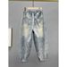 Women's Clothing Women's Baggy Jeans Women's New Elastic Waist High Waist Loose Slim Print Daddy Pants_ecoleips.com