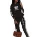 Women's Clothing Women's Style Printed Hoodie And Trousers Spring Autumn Trendy Fashion Tracksuit For Formal & Casual For Women_ecoleips.com