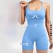 European And American Seamless Sexy Peach Hip One-piece Fitness Clothes Thread Quick-drying Fitness Sports Beauty Back One-piece Yoga Clothes_ecoleips.com