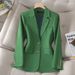 Women's Professional Suit Set Slim Fit Blazer And Pants Office Workwear Stretchy Petite to plus Size Black Red Beige S-4XL_ecoleips.com