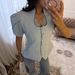 Elegant Lace Patchwork Shirt Short-Sleeved Women's Top Fashionable Style Summer New Design For Ladies_ecoleips.com