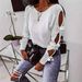 Women’s Knit Sweater With Lace-Up Bow Detail – Round Neck Long Sleeve Pullover (S-XL) | Casual Elegant Tops_ecoleips.com