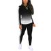 Fall Essentials: Women's Long Sleeve Round Neck Top And Pants Two-Piece Set_ecoleips.com