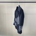 Black Oversized Blazer With Sequin Panels And Deconstructed Raw Hem, Chic Loose-Fit Women's Jacket For A Slimming Effect_ecoleips.com