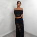 New 2026 Sexy Sheer Lace Pleated Slim Fit Midi Skirt for Women Fashionable Elegant Garment for Various Occasions_ecoleips.com
