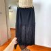Verve Elegant And Stylish High-Waisted Pleated Long For Women, Summer Artistic Skirt With Draping Effect_ecoleips.com