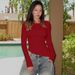 European And American Best-Selling Women's Clothing 2025 Summer New Fashion Slim Fit Round Neck Long Sleeve Asymmetrical_ecoleips.com