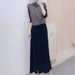 2025 Autumn New Fashion Versatile Short Zipper Vest + Long Sleeve Mid-Length Dress Two-Piece Set A18_ecoleips.com