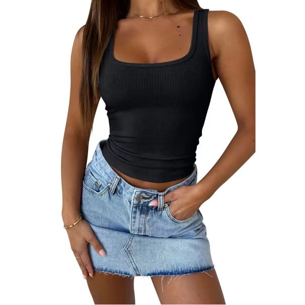 Women's Foreign Trade Outerwear, Plus Size With Fixed Chest Pads, Sports Camisole For Women, Fitness, Cross-border_ecoleips.com