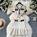YuooMuoo Brand Fashion Knitted Mermaid Dress 2026 New Elegant V-neck Buttons Ribbed Sweater Dress Lady Bodycon Party Vestidos_ecoleips.com