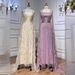 Elegant Long Sleeve Evening Gown For Women, Stretch Mermaid Tail Formal Dress With Train, High Waist Off-Shoulder Prom Dress For Weddings, Parties_ecoleips.com
