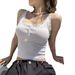 Women's Clothing Lace Camisole Vest For Girls To Wear Outside And Wear Inside As A Base For Students To Match With Tops Slim And Thin Summer_ecoleips.com