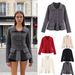 Women's Double-Breasted Knit Cardigan – Spring Fashion Oversized Open Front Coat With Pockets_ecoleips.com