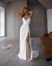 Women's Clothing Summer New Women's Clothing Sexy Suspenders Sequin Split Backless Solid Color Dress Dress_ecoleips.com