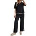 Women's Clothing Spring And Summer Foreign Trade Temperament Casual Short Sleeved Knitted Trousers Suit_ecoleips.com