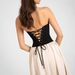 2025 Summer New European And American Fashion Color-Block Strapless Sleeveless Dress Women's Apparel Cross-Border_ecoleips.com