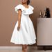 Women's Clothing Temperament Elegant Ruffled Large Skirt Banquet Dress_ecoleips.com