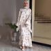 Printed European And American Home-style Foreign Trade Women's Casual Robe 2025 Dress Set New Comfortable Spring-summer_ecoleips.com
