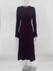 Tossy Knitwear Fashion Loose Maxi Dress Women Lace-Up High Waist Ribbed Long Sleeve Party Dress Female Knit Bandage Long Dress_ecoleips.com