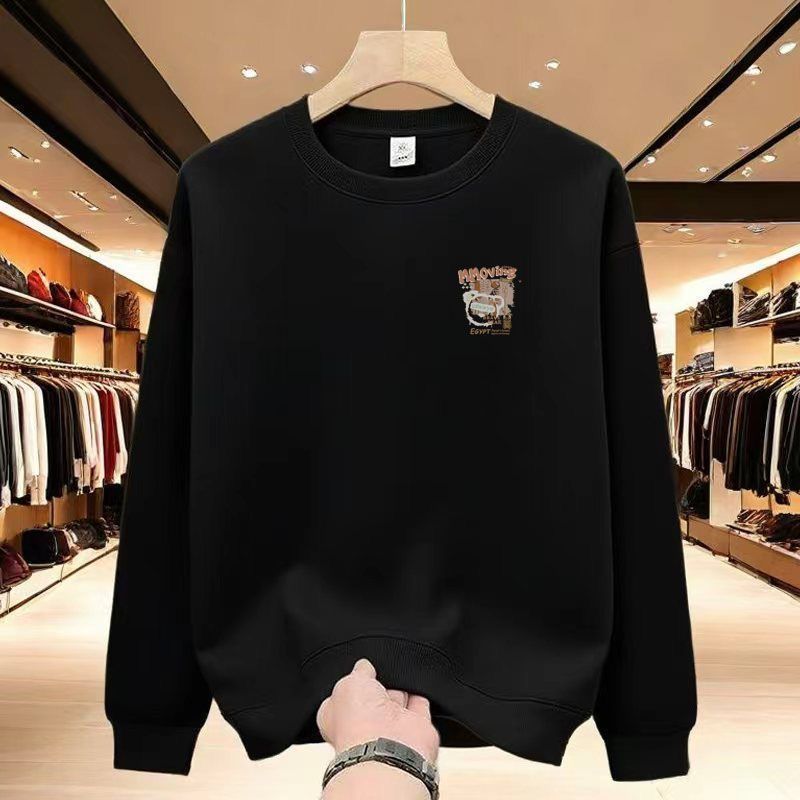 FW25 Matching Couple Cotton Crew Neck Sweatshirt - His & Hers_ecoleips.com