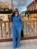 Women's Clothing Summer Suit For Women New Style Stylish Large Size Shirt With Camisole Vest And Denim Skirt Three Piece Suit_ecoleips.com