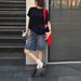 Vintage Blue High-Waisted Denim Shorts – Relaxed Fit 90s Retro Washed Mom Shorts (Unisex Sizing, S-3XL, Distressed Hem)_ecoleips.com