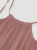 2026 Summer New Style Women's Lace Wrinkle Pure Color Pleated Backless Strapless Long Dress For Beach Vacation_ecoleips.com