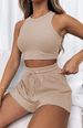 Women's Clothing Summer Suit Solid Color Vest Fashion Casual Short 2 Piece Suit For Women_ecoleips.com
