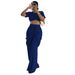 Women's Clothing New Style Fashion Casual Solid Color Small Bone Pattern Two Piece Suit Women's Clothing_ecoleips.com