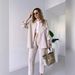 Aria Basics Aria Basics European American Women's Clothing Set 2023 Autumn Loose Casual Fashion Long-sleeve Shirt With Tie And Cropped Pants_ecoleips.com