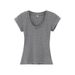 Basic Front Shoulder U-neck Threaded Slim-fitting Short-sleeved Women's Summer Inner Slim Front Shoulder T-shirt Inner Top Bottoming Shirt_ecoleips.com