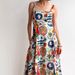 Women's Clothing Personality Fashion Temperament Linen Printed Vest Big Swing Dress_ecoleips.com