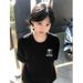 Men's Women's Casual Sports Base Layer Shirt Loose Breathable round Neck Pure Cotton T-Shirt Short Sleeve Top for Spring Summer Autumn_ecoleips.com