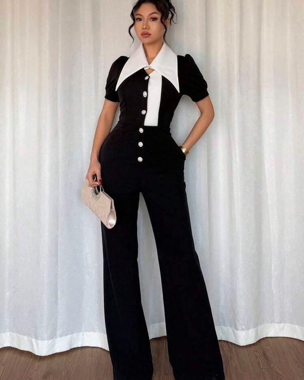 Women's Clothing Personality Line Stitching Sleeveless Sports Fitness Jumpsuit_ecoleips.com